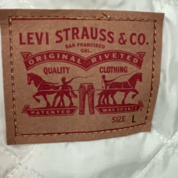 Levi's Mint Green Miro Corduroy Trucker Jacket with Sherpa Collar - Picture 7 of 7